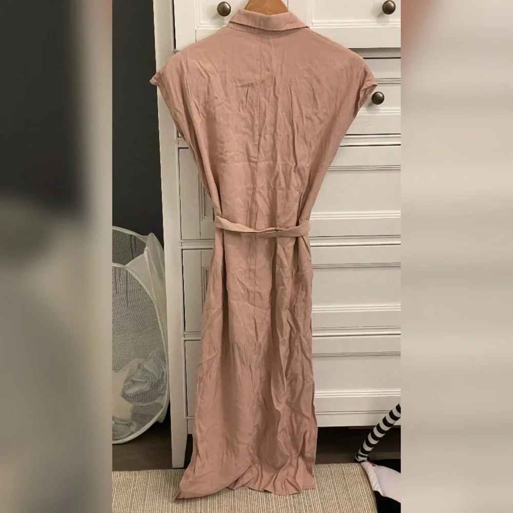 Just Living Light Pink Belted Dress - Picture 3 of 3